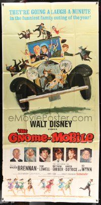 7f290 GNOME-MOBILE 3sh '67 Walt Disney fantasy, art of Walter Brennan & lots of little people!