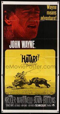 7f315 HATARI 3sh R67 directed by Howard Hawks, great images of John Wayne in Africa!