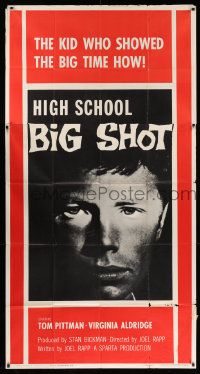 7f321 HIGH SCHOOL BIG SHOT 3sh '59 Roger Corman, the kid who showed the big time how!