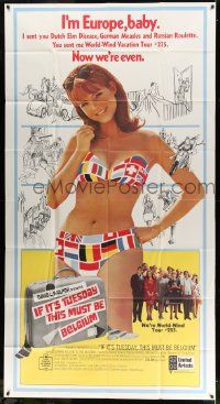 7f338 IF IT'S TUESDAY THIS MUST BE BELGIUM 3sh '69 full-length super sexy Suzanne Pleshette!
