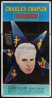 7f371 LIMELIGHT 3sh R60s great Leo Kouper art of aging Master of Comedy Charlie Chaplin!