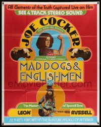 7f384 MAD DOGS & ENGLISHMEN INCOMPLETE 3sh '71 Joe Cocker & Leon Russell, rock 'n' roll!