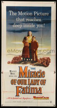 7f402 MIRACLE OF OUR LADY OF FATIMA 3sh '52 a true story that reaches deep inside you!