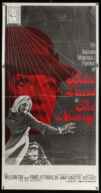 7f410 NANNY 3sh '65 another memorable portrait by Bette Davis, Hammer horror, different image!