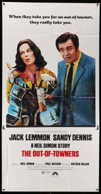 7f430 OUT-OF-TOWNERS 3sh '70 Jack Lemmon, Sandy Dennis, written by Neil Simon!