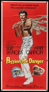 7f484 SHAMUS int'l 3sh '73 private eye Burt Reynolds never misses, different Passion for Danger!