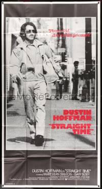7f504 STRAIGHT TIME 3sh '78 full-length Dustin Hoffman, don't let him get caught, different!