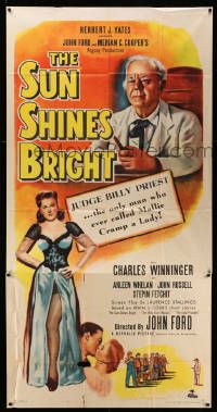 7f508 SUN SHINES BRIGHT 3sh '53 Charles Winninger, Irvin Cobb stories adapted by John Ford!