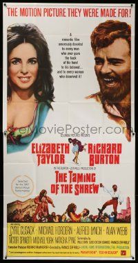 7f515 TAMING OF THE SHREW 3sh '67 Elizabeth Taylor & Richard Burton, directed by Zeffirelli!