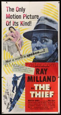 7f523 THIEF 3sh '52 Ray Milland & Rita Gam filmed entirely without any dialogue!