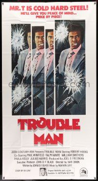 7f536 TROUBLE MAN int'l 3sh '72 tough Robert Hooks will give you peace of mind, piece by piece!