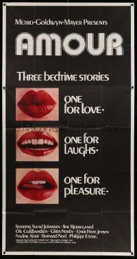 7f557 WAYS OF WOMEN 3sh '71 Amour, bedtime stories for love, laughs & pleasure, sexy mouth images!