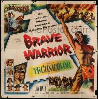 7f014 BRAVE WARRIOR 6sh '52 the prophet sounds the war cry and ten thousand braves rise in fury!