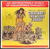 7f018 CREATURES THE WORLD FORGOT int'l 6sh '71 huge artwork of sexy prehistoric babe Julie Ege!