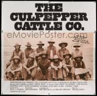 7f019 CULPEPPER CATTLE CO. int'l 6sh '72 Gary Grimes, Billy Bush, cool old-time cast portrait!