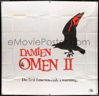 7f020 DAMIEN OMEN II 6sh '78 cool art of demonic crow, the first time was only a warning, rare!