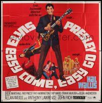 7f029 EASY COME, EASY GO 6sh '67 different image scuba diver Elvis Presley playing guitar, rare!