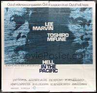 7f046 HELL IN THE PACIFIC 6sh '69 Lee Marvin, Toshiro Mifune, directed by John Boorman!