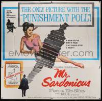 7f072 MR. SARDONICUS 6sh '61 William Castle, the only picture with the Punishment Poll!