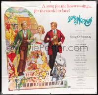 7f096 SONG OF NORWAY int'l 6sh '70 Howard Terpning artwork, a song for the heart to sing!