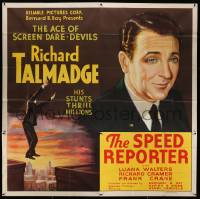 7f088 RICHARD TALMADGE 6sh '30s great art of The Ace of Screen Dare-Devils thrilling millions!