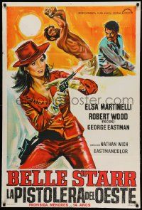 7f650 BELLE STARR STORY Argentinean '68 Lina Wertmuller, Elsa Martinelli, spaghetti western art!