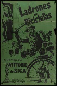7f652 BICYCLE THIEF Argentinean R50s Vittorio De Sica's classic Ladri di biciclette, different!