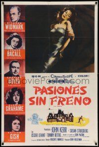 7f685 COBWEB Argentinean '55 Richard Widmark, Lauren Bacall, Charles Boyer, Gloria Grahame, Gish