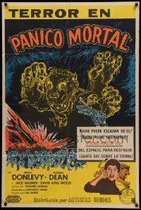 7f689 CREEPING UNKNOWN Argentinean '56 Hammer, wacky monster, Val Guest's Quatermass Xperiment!