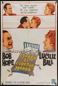 7f690 CRITIC'S CHOICE Argentinean '63 three great images of Bob Hope & Lucille Ball!