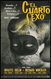 7f738 FOURTH SEX Argentinean '61 La Quatrieme sexe, different art of sexy masked & veiled woman!