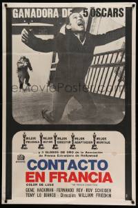 7f739 FRENCH CONNECTION Argentinean '72 Gene Hackman in movie chase climax, William Friedkin