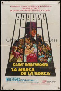 7f761 HANG 'EM HIGH Argentinean '68 Eastwood, they hung the wrong man and didn't finish the job!