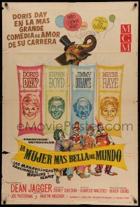 7f796 JUMBO Argentinean '62 Doris Day, Jimmy Durante, Stephen Boyd, Martha Raye, circus elephant!