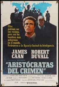 7f804 KILLER ELITE Argentinean '75 art of James Caan & Robert Duvall, directed by Sam Peckinpah!