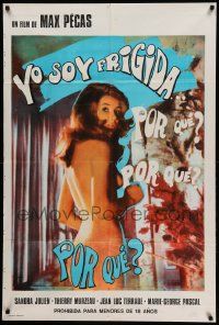 7f826 LET ME LOVE YOU Argentinean '74 different full-length c/u of sexy naked Sandra Julien!