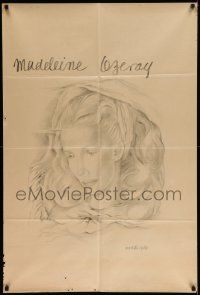 7f834 MADELEINE OZERAY Argentinean '40s wonderful Mariette Lydis art of the pretty French actress!