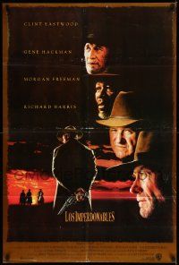 7f977 UNFORGIVEN Argentinean '92 gunslinger Clint Eastwood, Gene Hackman, Morgan Freeman, Harris!