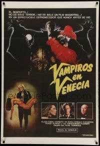 7f981 VAMPIRE IN VENICE Argentinean '89 Klaus Kinski in the title role, sexy horror image!