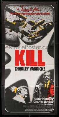 7f133 CHARLEY VARRICK English 3sh '73 Walter Matthau, Don Siegel, Kill Charley Varrick, different!