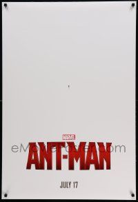 7g527 ANT-MAN teaser DS 1sh '15 Paul Rudd in title role, Michael Douglas, Evangeline Lilly!