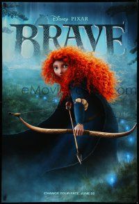 7g576 BRAVE advance DS 1sh '12 Disney/Pixar fantasy cartoon set in Scotland, cool close image!