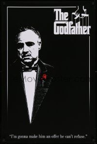 7g252 GODFATHER 24x36 English commercial poster '06 Brando in Francis Ford Coppola crime classic!