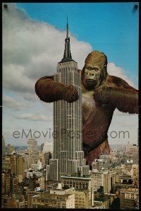 7g269 KING KONG 24x36 commercial poster '80s ape who is almost as tall as Empire State Building!