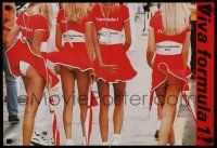 7g337 VIVA FORMULA 1 17x24 commercial poster '80s best sexiest image, a great team!
