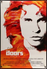 7g624 DOORS DS 1sh '90 cool image of Val Kilmer as Jim Morrison, directed by Oliver Stone!