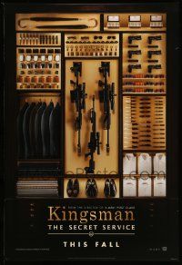 7g761 KINGSMAN: THE SECRET SERVICE style A DS teaser 1sh '14 Mark Hamill, Samuel L. Jackson, Firth