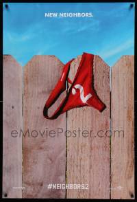 7g822 NEIGHBORS 2 SORORITY RISING teaser DS 1sh '16 Moretz, great image of underwear on fence!