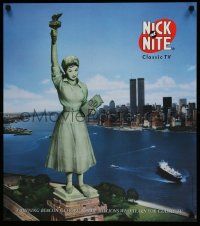 7g045 I LOVE LUCY tv poster R97 Nick at Night, Lucille Ball as Statue of Liberty!