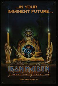 7g103 IRON MAIDEN 24x36 music poster '88 Seventh Son of a Seventh Son, Riggs art of Eddie!